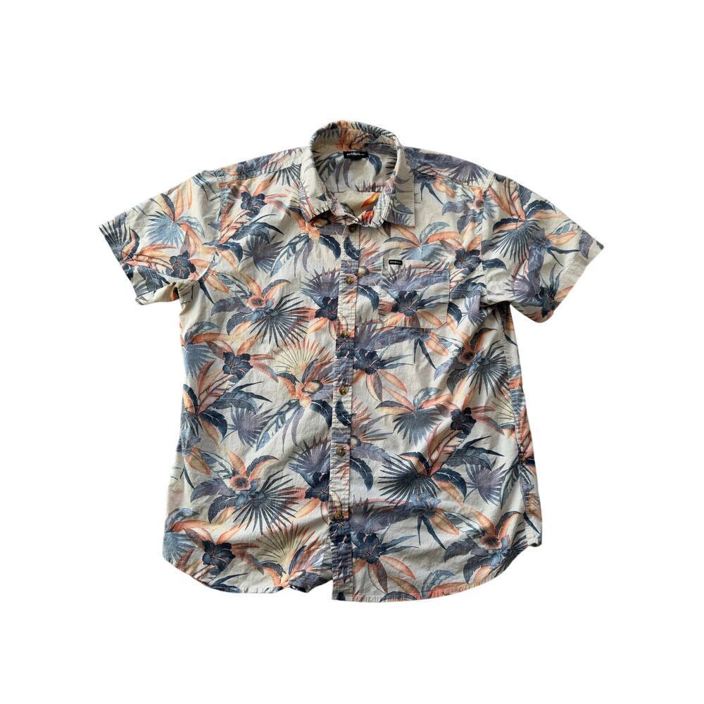 O'Neill Button Down short sleeve Shirt, size Lg, Cotton